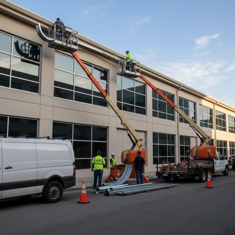 Church Gutter Installation